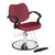 BestMassage Hydraulic Reclining Barber Chair Burgundy, Heavy Duty All Purpose Salon Chair with Adjustable Headrest Footrest and Hydraulic Pump