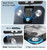 GE Smart Scale for Body Weight: Full-Body Composition Analysis, Black 11"