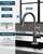GIMILI Kitchen Faucet with Pull Down Sprayer