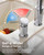 WOWOW 3 Hole Kitchen Faucet with Soap Dispenser and Separate Handle