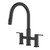 KRAUS Oletto Touchless Sensor Bridge Kitchen Faucet with Pull-Down Sprayhead in Matte Black, KSF-3122MB