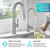 KRAUS Oletto Single Handle Drinking Water Filter Faucet for Reverse Osmosis or Water Filtration System in Matte Black, FF-103MB