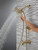 Delta Arvo 14 Series Brushed Gold Bathtub Shower Faucet Set with In2ition 2-in-1 Dual Shower Head with Handheld Spray Combo, Valve Trim Kit, Champagne Bronze 144840-CZ-I (Valve Included)