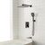 Gabrylly Shower Faucet Set with Tub Spout, 10" Shower Head，Matte Black