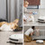 Robot Vacuum Cleaner, Upgraded Tangle-Free Suction Robotic Vacuum Cleaners for Pet Hair, 120 Mins Runtime, Self-Charging Robot Vacuums for Home Hard Floors (White)