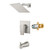 Airuida 6 Inch Shower Faucet Set,Bathtub Faucet Kit,Brushed Nickel