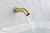 SUMERAIN Bathroom Brushed Gold Rain Shower System with Tub Spout