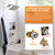 GOXIUHAN Tub Shower Faucet Set With Head & Spout Brush