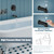 Aolemi Tub Shower Faucet Set Dual 8 Mode Head Valve Kit Matte Black