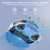 OKP Lidar Robot Vacuum and Mop Combo, 6000Pa Automatic Robotic Vacuum, Smart Mapping, 3.7 inch Thin, 150 Min Max, 5G WiFi/App/Alexa Control, Ideal for Pet Hair, Hardfloors, Carpets, Home(L6 Aqua)