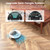 OKP Lidar Robot Vacuum and Mop Combo, 6000Pa Automatic Robotic Vacuum, Smart Mapping, 3.7 inch Thin, 150 Min Max, 5G WiFi/App/Alexa Control, Ideal for Pet Hair, Hardfloors, Carpets, Home(L6 Aqua)