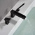 Wowkk Waterfall Roman Tub Faucets Deck Mount Oil Rubbed Bronze Bathtub Faucets Brass Tub Filler Bathroom Faucets with Hand Shower
