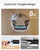 SwitchBot K11+ Robot Vacuum & Mop with Matter, 6000Pa Suction, 90-Day Hands-Free Self-Emptying, LDS Navigation, 3.6″ Ultra-Slim, Anti-Tangle for Pet Hair, Works with Alexa, Google Home, Apple Home
