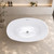 WOODBRIDGE 55" Acrylic Freestanding Soaking Bathtub, White, B5903-C