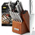 McCook Kitchen Knife Set 15PC Knife Block Set w Built-in Sharpener