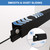 BoBliss Bathtub Sliding Shower Door 56-60" W x 58" H, Matte Black