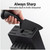 McCook Knife Set Black Kitchen Knife Block Set w Built-in Sharpener