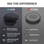 Robot Vacuum Cleaner, Powerful Suction Quiet Robotic Vacuum Cleaner Cleans Hard Floors to Low Pile Carpets Ideal for Pet Hair