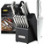 McCook Knife Set Sharp Kitchen Knife Block Set w Built-in Sharpener