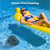 RoboPure Cordless Robotic Pool Cleaner, Automatic Pool Vacuum Robot for Above Ground & Inground Pools, 120 Min Runtime, Powerful Suction, Self-Parking Pool Cleaner for Flat Pool Floors