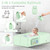 Baby Bathtub, Converts Shower to Tub, Foldable Toddler Tub with Cat Pattern Bath Rinse Cup, No Assembly Easy to Clean, Portable Collapsible Bath Tub for 6M-5Y, Ideal Gift for Baby Registry Search
