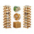 9 Tier Bamboo Shoe Rack, Foldable Narrow Organizer for Closet & Small Space