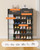Cabbrix Shoe Rack with Covers & 2 Top Drawers, 7 Tier Shoe Storage Large Capacity Cabinet 28 Pair, Space Saving Vertical Shoe Storage Organizer for Closet, Entryway, Dorm, Bedroom