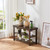 Pipishell 3 Tier Bamboo Shoe Rack Bench for Entryway, Brown