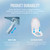 TOTO® WASHLET® C5 Electronic Bidet Toilet Seat with PREMIST and EWATER+ Wand Cleaning, Elongated, Cotton White - SW3084#01