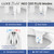 LUXE Bidet NEO 320 PLUS - Warm Water Bidet Attachment for Toilet, Chrome