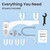 LUXE Bidet NEO 320 PLUS - Warm Water Bidet Attachment for Toilet, Chrome