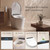 GAICOM Electric Bidet Toilet Seat Heated Seat Fits Round & Elongated