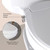 Brondell Bidet Toilet Seat, Non-Electric Swash Ecoseat, Fits Elongated Toilets, White - Dual Temperature, Dual Nozzle System - Bidet with Easy Installation
