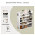 HE SHOEVA 5 Tier Shoe Rack, Wooden Shoe Storage Cabinet, Large Capacity Tall Shoe Shelf Free Standing Shoe Rack Organizer for Closet Entryway Garage Bedroom, White