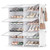 SONGMICS Shoe Rack, 6-Tier with Doors, 24-Pair Storage Cabinet
