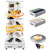 RUNSUNSPRI 8 Tier Rotating Shoe Rack Tower Contains 2 Drawers