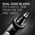 Panasonic Ear and Nose Hair Trimmer for Men with Vacuum Cleaning System, Powerful Motor and Dual-Edge Blades for Smoother Cutting, Wet/Dry – ER-GN70-K (Black)