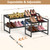 Expandable Shoe Rack, 2 Tier Closet Shoe Organizer for Entryway & Garage