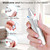 Ear and Nose Hair Trimmer Clipper - 2026 Professional Painless Eyebrow & Facial Hair Trimmer for Men Women,Battery-Operated Trimmer with IPX7 Waterproof,Dual Edge Blades for Easy Cleansing White