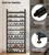 STO STO 10-Tier Shoe Rack with Sturdy Mesh Shelves, Tall Metal Shoe Organizer for Entryway, Closet, Garage, Front Door, Holds 30 Pairs, Free Standing Large Shoe Storage Shelf, Adjustable Feet, Black