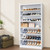 OSKEBABO Tall Shoe Cabinet, 7 Tiers 30-35 Pairs Heavy Duty Metal Freestanding Shoe Rack, Vertical Shoe Storage Organizer with Adjustable Shelves, Shoe Shelf for Entryway, Bedroom (White, 55" H)