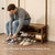 Wamhom Solid Wood Hall Tree with Bench, Shoe Rack & 11 Hooks 35.0''