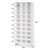 LITTLE TREE 70.9" Tall Shoe Rack, 10-Tier Freestanding Shelf, Max. Store 30 Pairs, Shoe Cabinet Organizer for Living Room, Entryway, Cloakroom, White