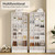 LITTLE TREE 70.9" Tall Shoe Rack, 10-Tier Freestanding Shelf, Max. Store 30 Pairs, Shoe Cabinet Organizer for Living Room, Entryway, Cloakroom, White