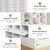 LITTLE TREE 70.9" Tall Shoe Rack, 10-Tier Freestanding Shelf, Max. Store 30 Pairs, Shoe Cabinet Organizer for Living Room, Entryway, Cloakroom, White