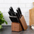 Yatoshi Professional Kitchen Knife Set, 15 Pieces, High Carbon Stainless Steel, Ergonomic Handle