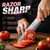 14-Piece Kitchen Knife Block Set with Built-In Sharpener