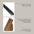 Martha Stewart 16-Piece Lockton High Carbon Stainless Steel Knife Block Set - Forged Full Tang Chef Knives, Acacia Wood Block, Triple Riveted Handles, Black & Gold