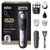 Braun All-in-One Series 9 PRO Men's Electric Beard Trimmer, Hair Clipper, Shaver & Razor for Face, Hair & Body, AIO 9550 with Gillette Labs Razor, Cordless