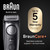 Braun All-in-One Series 9 PRO Men's Electric Beard Trimmer, Hair Clipper, Shaver & Razor for Face, Hair & Body, AIO 9550 with Gillette Labs Razor, Cordless
